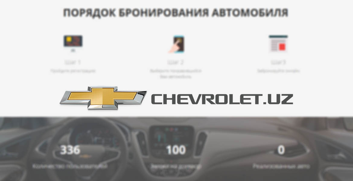 Электронная очередь на GM Uzbekistan chevrolet.uz