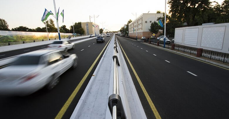 Дорога в Ташкенте