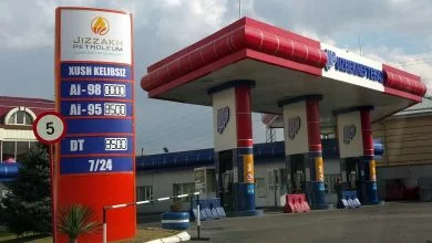 Заправка Jizzakh Petroleum в Ташкенте / фото: Автострада