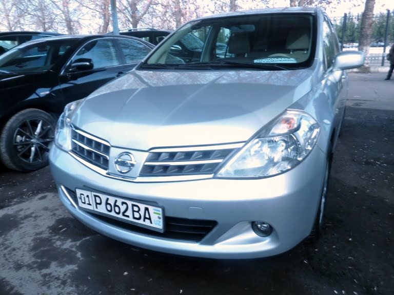 Nissan Tiida, год выпуска: 2009; Пробег: 145 000 км.<br /> Цена: 73 800 000 сумов.