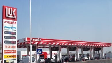В Ташкенте открылась первая заправка "Лукойл" Лукойл Первая заправка в Ташкенте