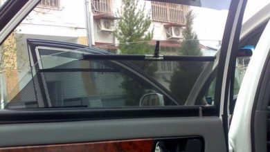 Шторка на окне двери Chevrolet Lacetti