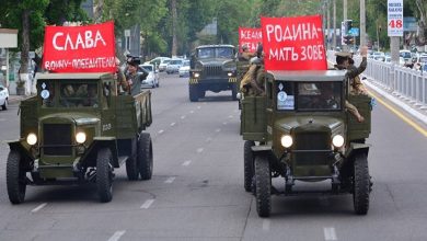 Автопробег в честь Дня Победы в Ташкенте Автопробег 9 мая Ташкент День Победы Узбекистан