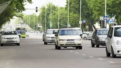 Ташкент автомобили Дорога