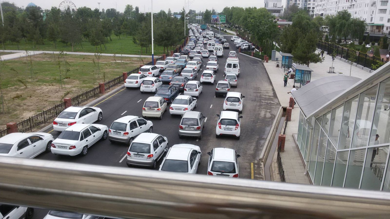 Пробка в Ташкенте
