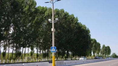 фоторадар на трассе Ташкент-Чарвак в Узбекистане