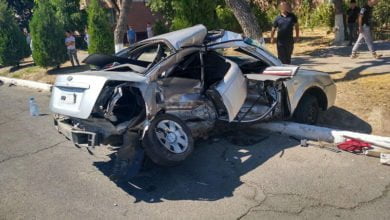 Авария Lacetti Ташкент