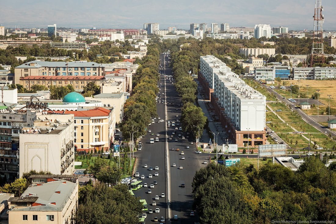 Дороги в Ташкенте проспект Навои