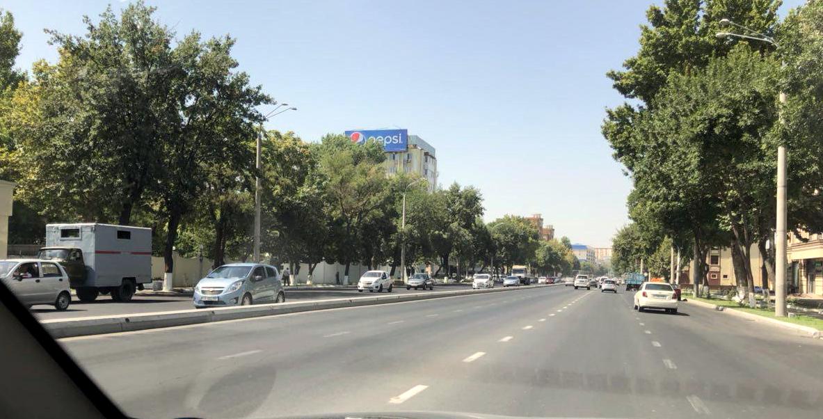 Открыт проезд по Нукусской возле посольства России в Ташкенте