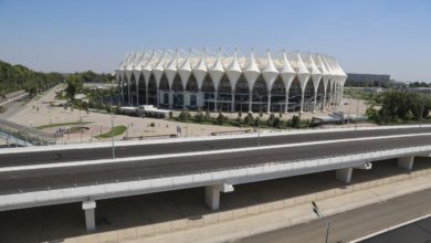 Путепровод на ул. Дружбы народов у стадиона Бунедкор-Миллий