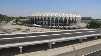 Путепровод на ул. Дружбы народов у стадиона Бунедкор-Миллий