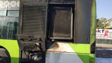 Автобус Сгорел в Ташкенте на Куйлюке