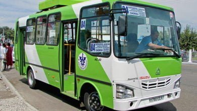 Расплатиться в автобусе можно будет валютной картой Visa (спойлер - аналогичная система была готова год назад) Автобус Isuzu в Ташкенте