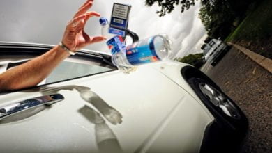 Выброс мусора из машины Штраф в Узбекистане