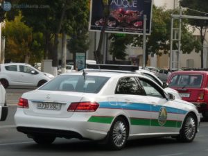 Автомобиль из кортежа президента Узбекистана с номером 01 710 VSC - Mercedes-Benz Мерседес-Бенц E-Klasse