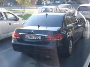 Специальные серии автомобильных номеров в Узбекистане