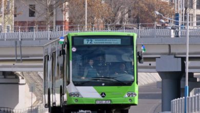 Автобус Mercedes Benz Connecto Low Floor в Ташкенте на маршруте №72