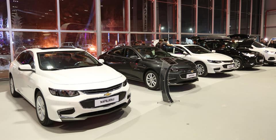 Chevrolet Malibu в автосалоне GM Uzbekistan