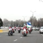 Новогодний мото-парад в Ташкенте (фото) Новогодний мото-парад в Ташкенте (фото)