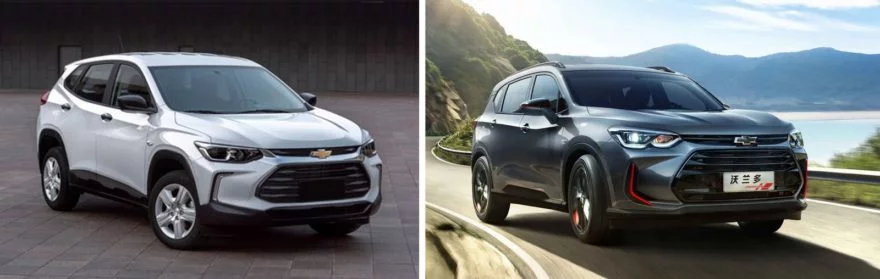 Новый Треккер выглядит в одном стиле с Chevrolet Orlando второго поколения, которое не будет собираться в Узбекистане.