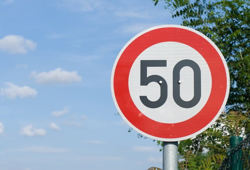 Знак 50 в Ташкенте