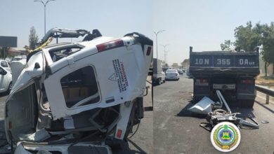 Маршрутка столкнулась с Камазом и перевернулась — пострадали 13 человек Маршрутка столкнулась с Камазом и перевернулась — пострадали 13 человек