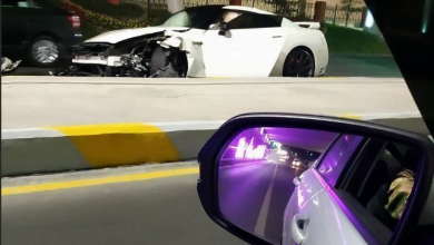 Авария на проспекте Мустакиллик у метро Пушкинская