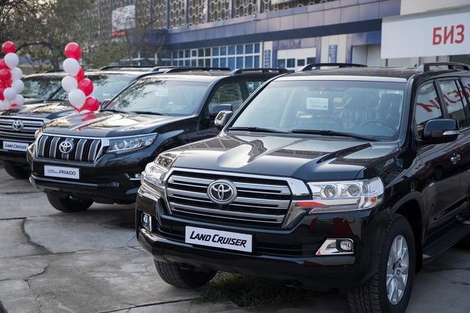 Toyota Land Cruiser 200 в Узбекистане