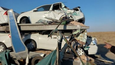 Камаз протаранил автовоз UzAuto Motors с новыми машинами