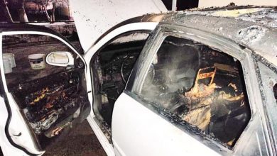 У самаркандского автоблогера сожгли автомобиль - 3