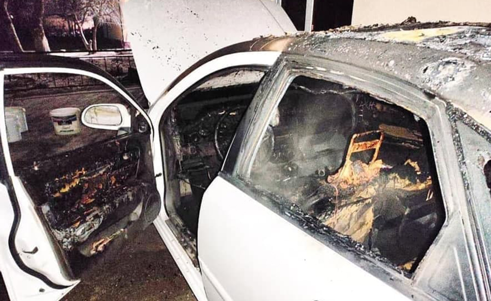 У самаркандского автоблогера сожгли автомобиль У самаркандского автоблогера сожгли автомобиль