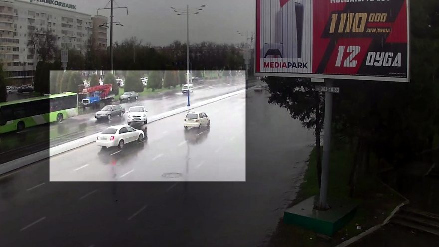 Cobalt вылетел на встречку и смял Lacetti (видео 18+)