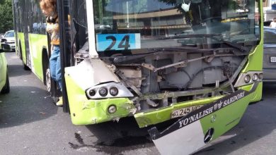 ное ДТП с участием автобуса произошло в Ташкенте