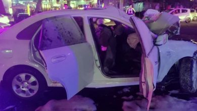 Lacetti врезалась в столб в центре Ташкента, 2 человека погибли. Еще двое - госпитализированы.