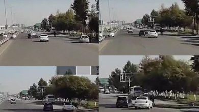 В Ташкенте в районе Куйлюка Spark не уступил дорогу Кобальту при развороте, в результате Cobalt вылетел на обочину, где сбил несколько человек