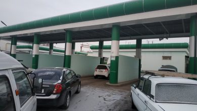 Очередь на метановой заправке в Узбекистане