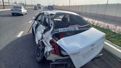 Камаз вылетел на встречку и протаранил Lacetti Камаз вылетел на встречку и протаранил Lacetti