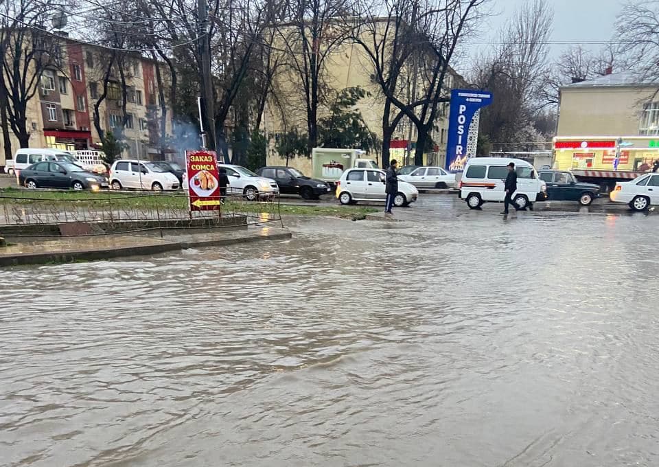 Ташкент снова затопило