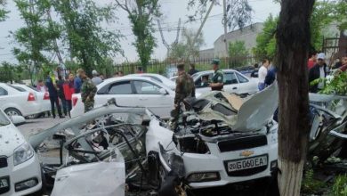 Взрыв газового баллона уничтожил Нексию в Сырдарье В Сырдарье взорвалась Nexia 3 c ГБО