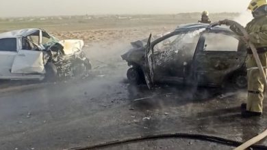 Две Нексии разбились в Сурхандарье Три человека погибли в лобовом столкновении в Сурхандарье