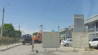 В Ташкенте перекопали улицу мечети Авайхон