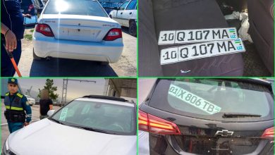 ГАИ проводит рейды по дороге на Чарвак. Нарушением считается даже номер под стеклом