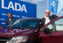 Путин и Lada Granta