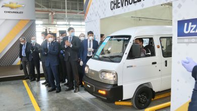 Первый Chevrolet Damas сходит с конвейера в Костанае, Казахстан