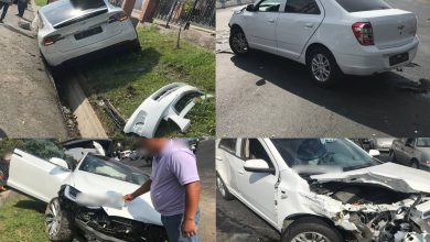 Tesla и Cobalt столкнулись на перекрестке в Ташкенте