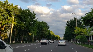 Дорога в Ташкенте