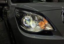 Светодиодные LED лампы запрещены Chevrolet Cobalt с установленными Bi-LED лампами Aozoom A5+ by @autobotworks