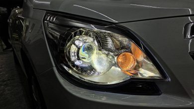 Chevrolet Cobalt с установленными Bi-LED лампами Aozoom A5+ by @autobotworks