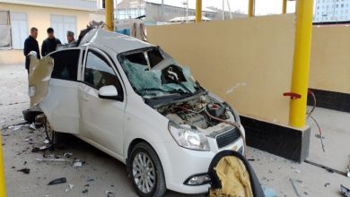Видео 18+ Взрыв газового баллона в Самарканде Газовый баллон взорвался вNexia 3. Погиб сотрудник метановой заправки