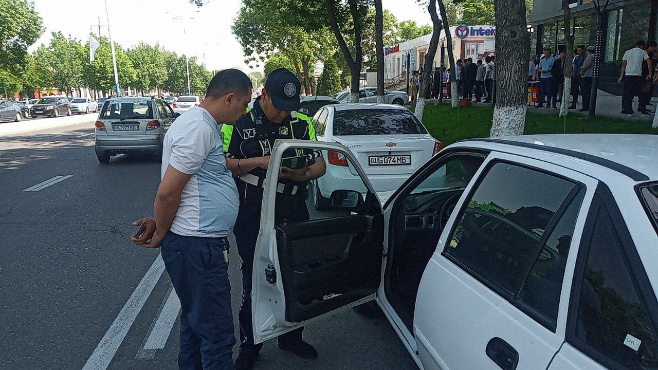 Рейд против парковки на автобусной полосе В Ташкенте начали штрафовать водителей за парковку на автобусной полосе